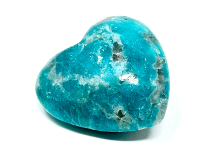Amazonite Crystal Heart 5cm