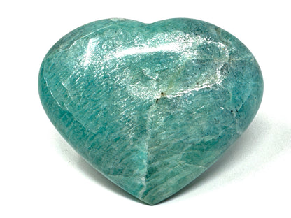 Large Amazonite Crystal Heart 8.9cm