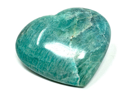 Large Amazonite Crystal Heart 8.9cm