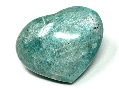 Large Amazonite Crystal Heart 7.5cm