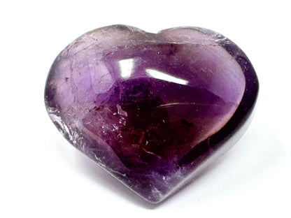 Amethyst Quartz Crystal Heart 4.2cm