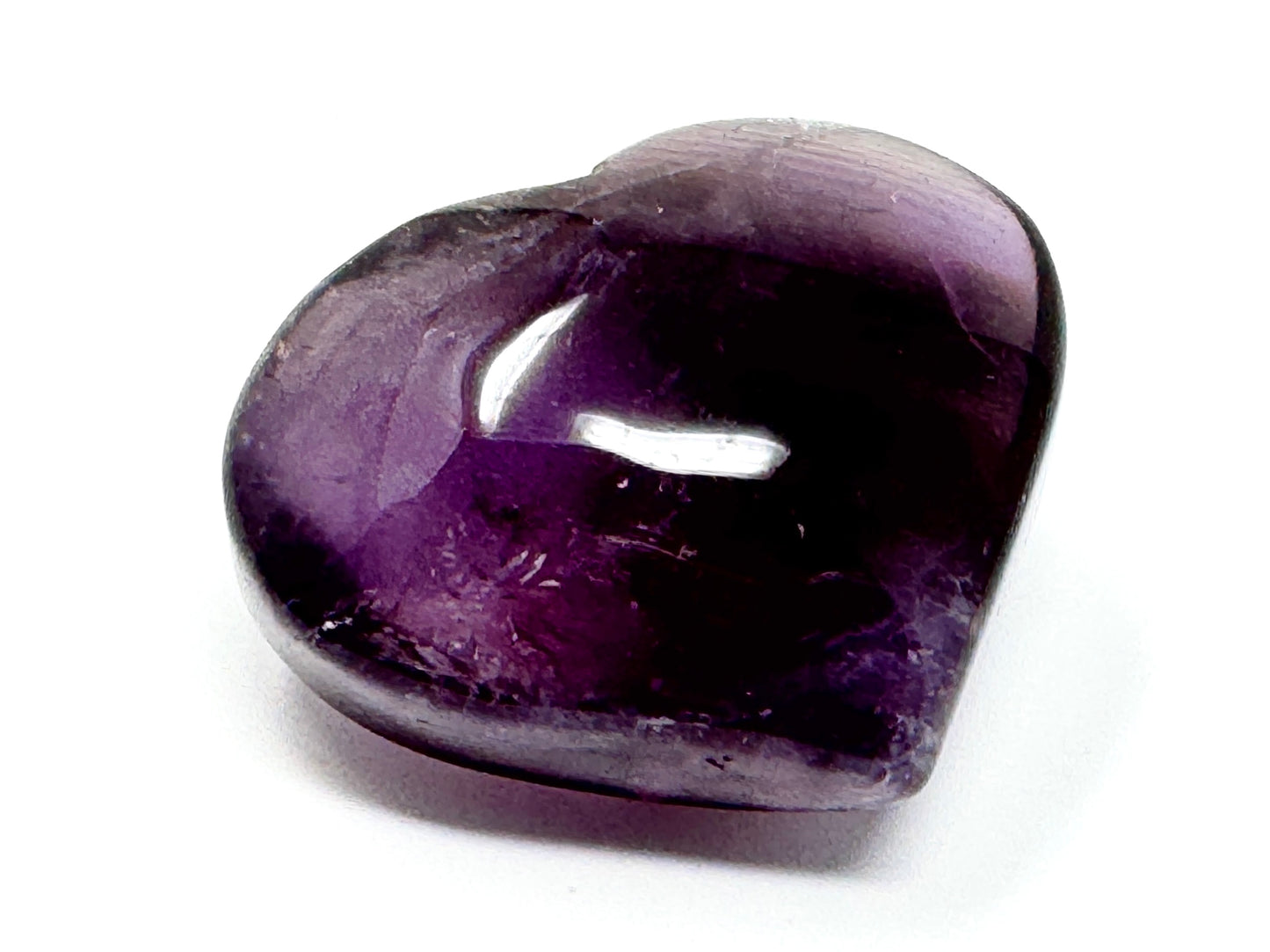 Amethyst Quartz Crystal Heart 4.2cm