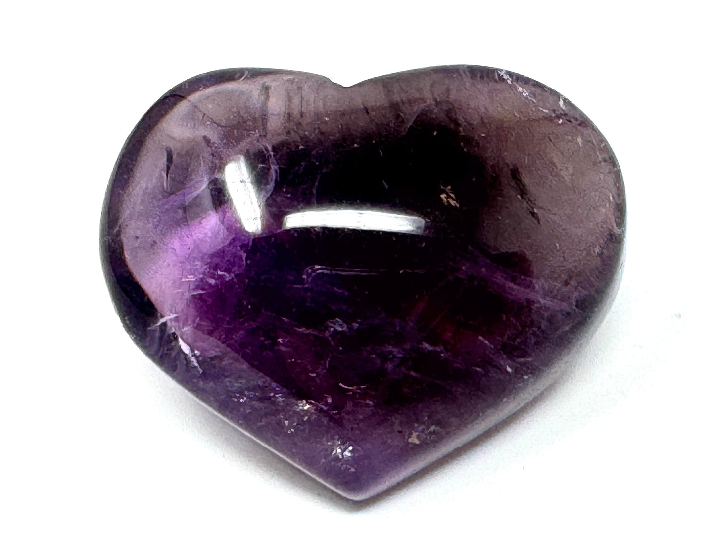 Amethyst Quartz Crystal Heart 4cm