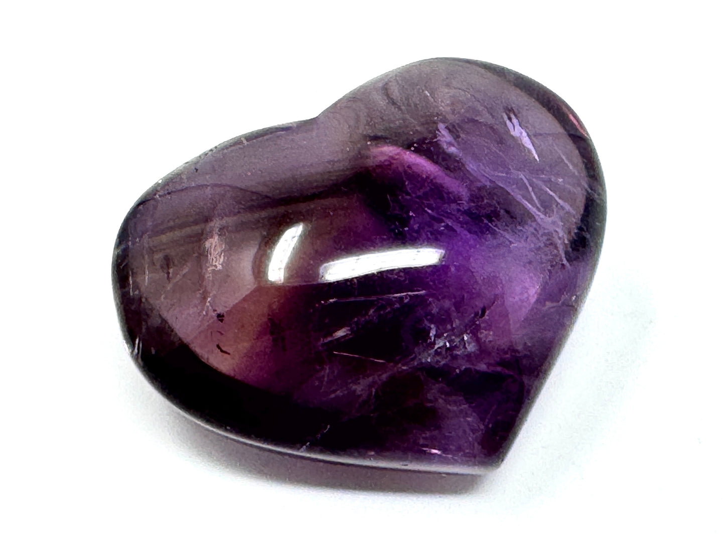 Amethyst Quartz Crystal Heart 4cm