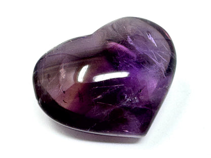 Amethyst Quartz Crystal Heart 4cm