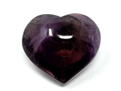 Amethyst Quartz Crystal Heart 3.6cm