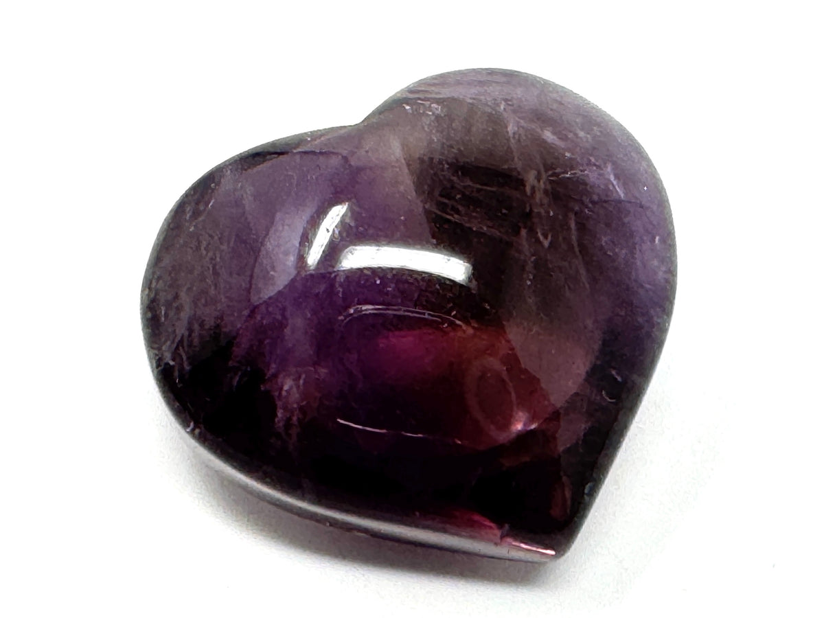Amethyst Quartz Crystal Heart 3.6cm