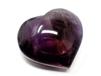 Amethyst Quartz Crystal Heart 3.6cm
