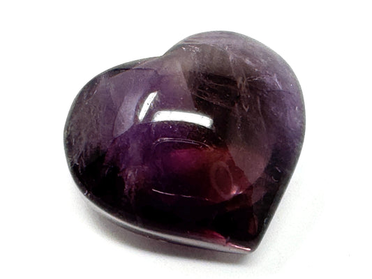 Amethyst Quartz Crystal Heart 3.6cm