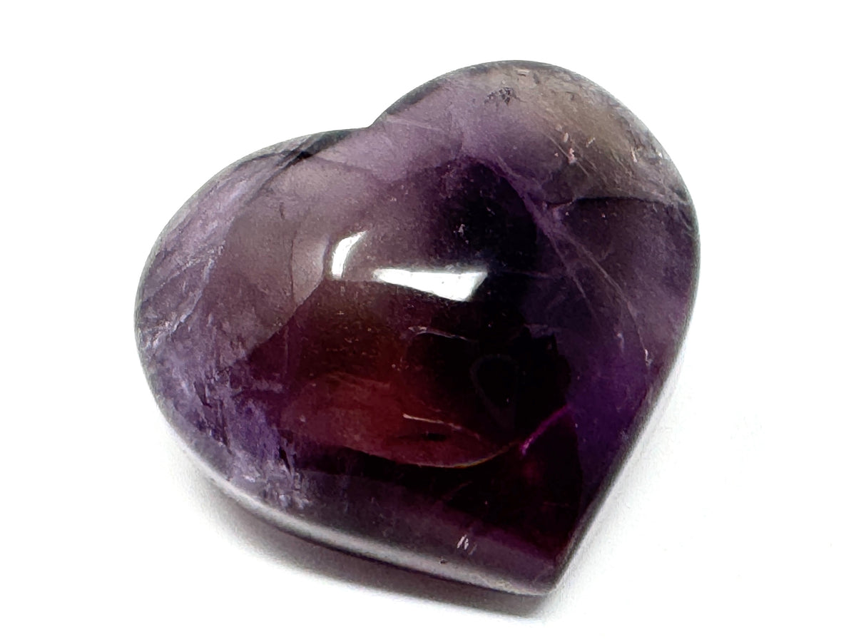 Amethyst Quartz Crystal Heart 3.6cm
