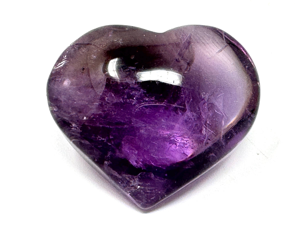 Amethyst Quartz Crystal Heart 4cm
