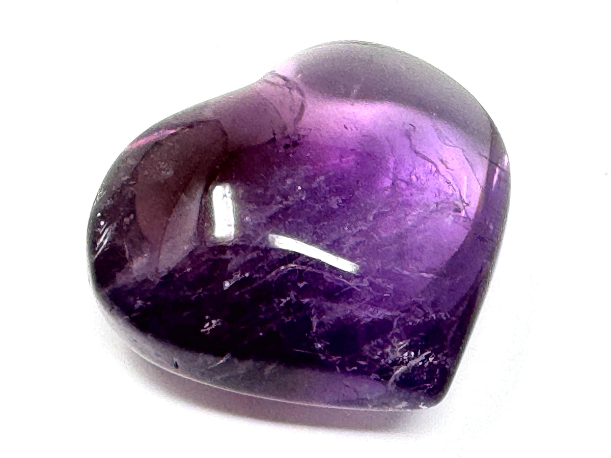 Amethyst Quartz Crystal Heart 4cm