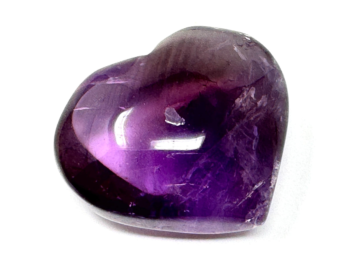 Amethyst Quartz Crystal Heart 4cm