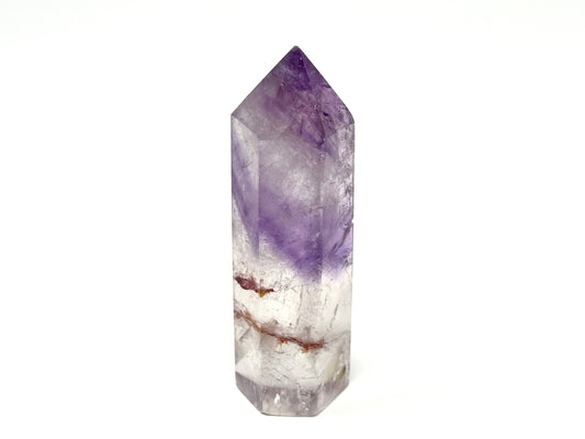Amethyst Phantom Quartz Crystal Point 7.6cm