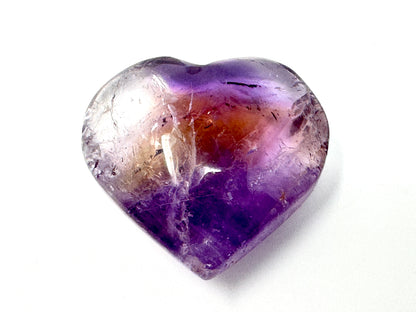 Ametrine Quartz Crystal Heart 4.3cm