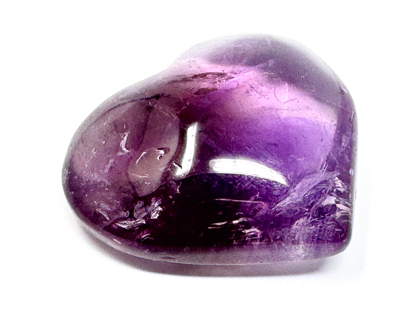 Ametrine Quartz Crystal Heart 4.2cm