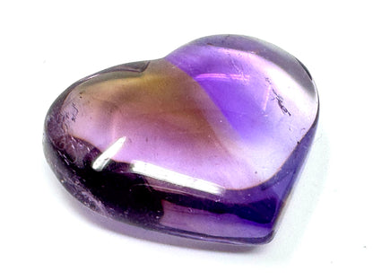 Ametrine Quartz Crystal Heart 4cm