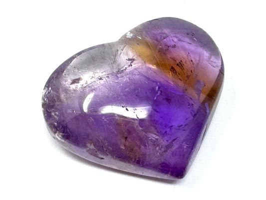 Ametrine Quartz Crystal Heart 4.2cm
