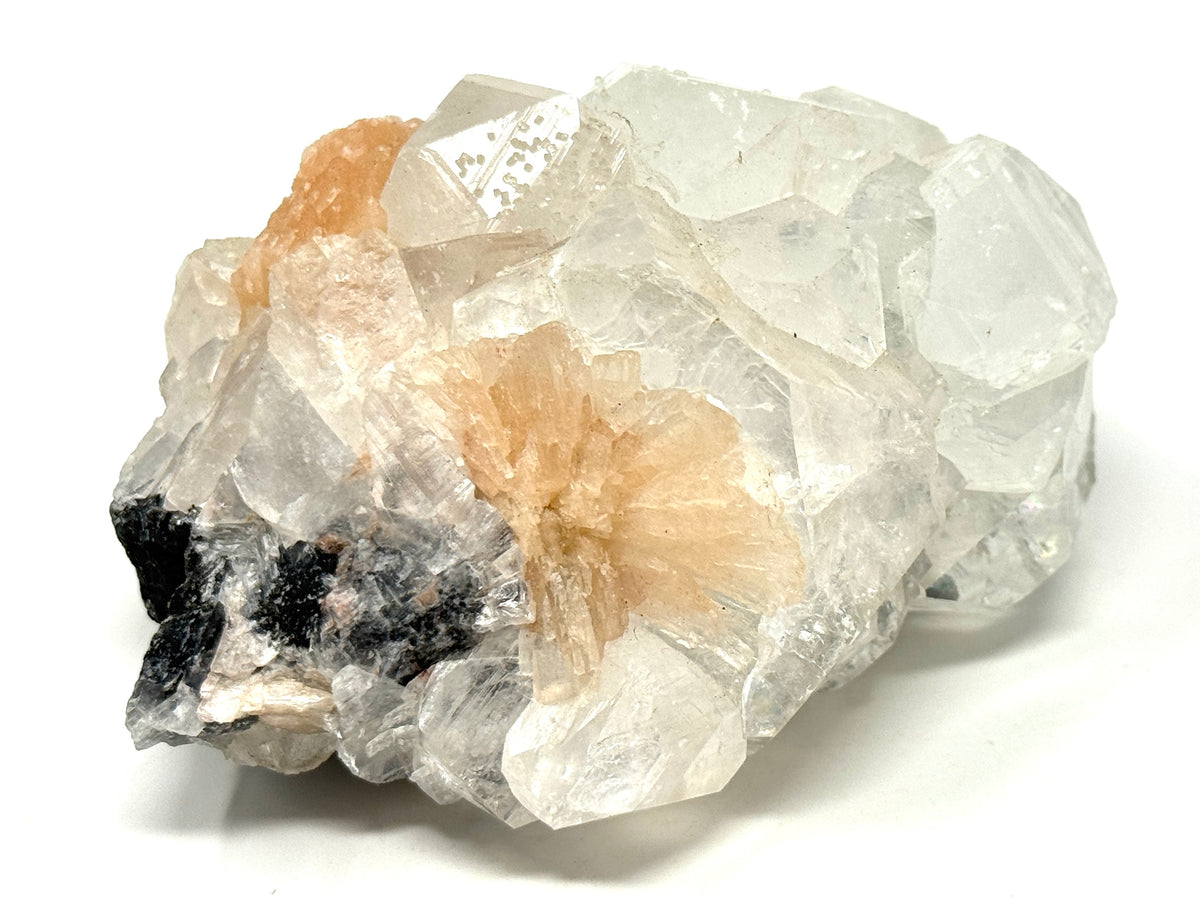 Natural Zeolite Crystal With Stilbite And Apophyllite 9.3cm