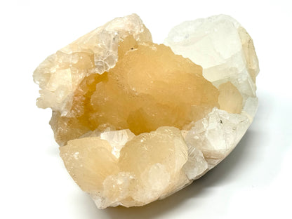 Natural Zeolite Crystal With Stilbite And Apophyllite 10.5cm