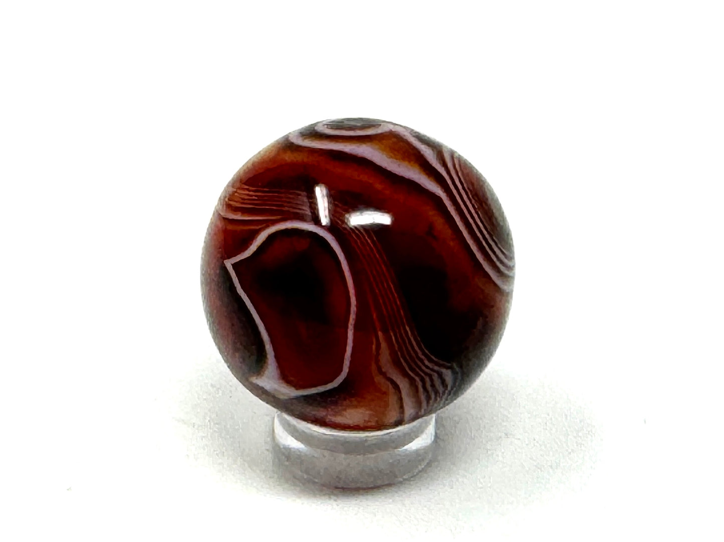 Banded Agate Crystal Sphere 3cm