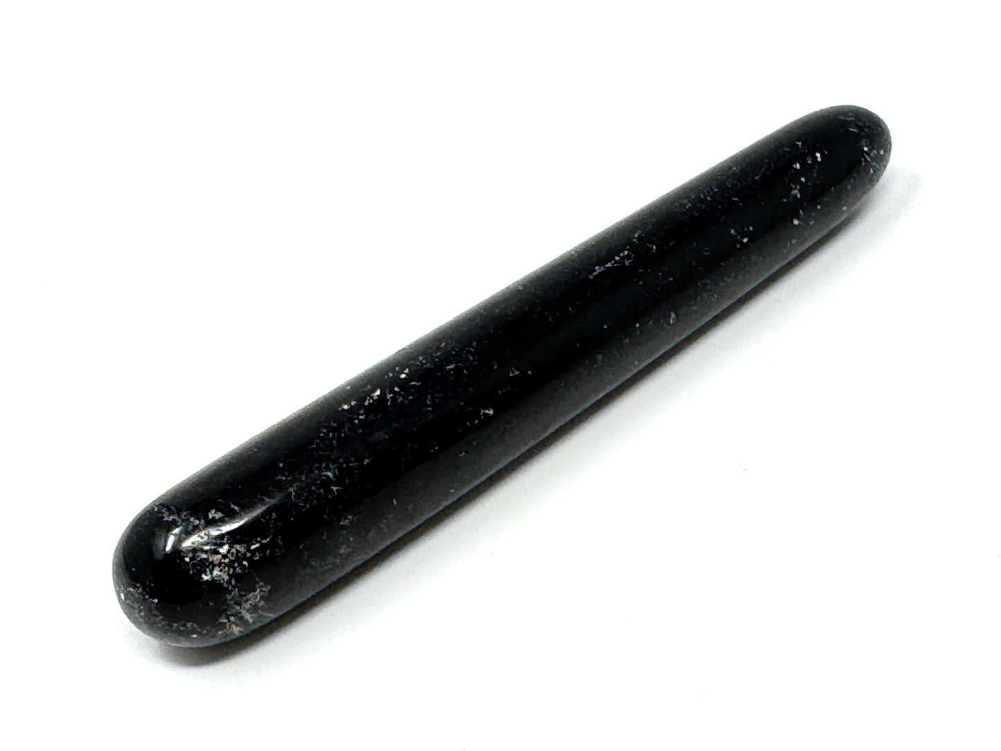 Black Tourmaline Crystal Massage Wand 12.5cm