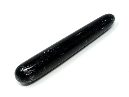 Black Tourmaline Crystal Massage Wand 12.5cm