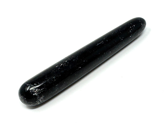 Black Tourmaline Crystal Massage Wand 12.5cm