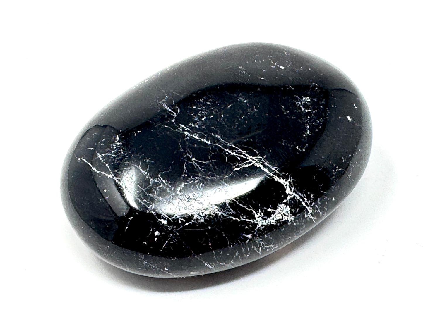 Black Tourmaline Crystal Pebble 6.1cm