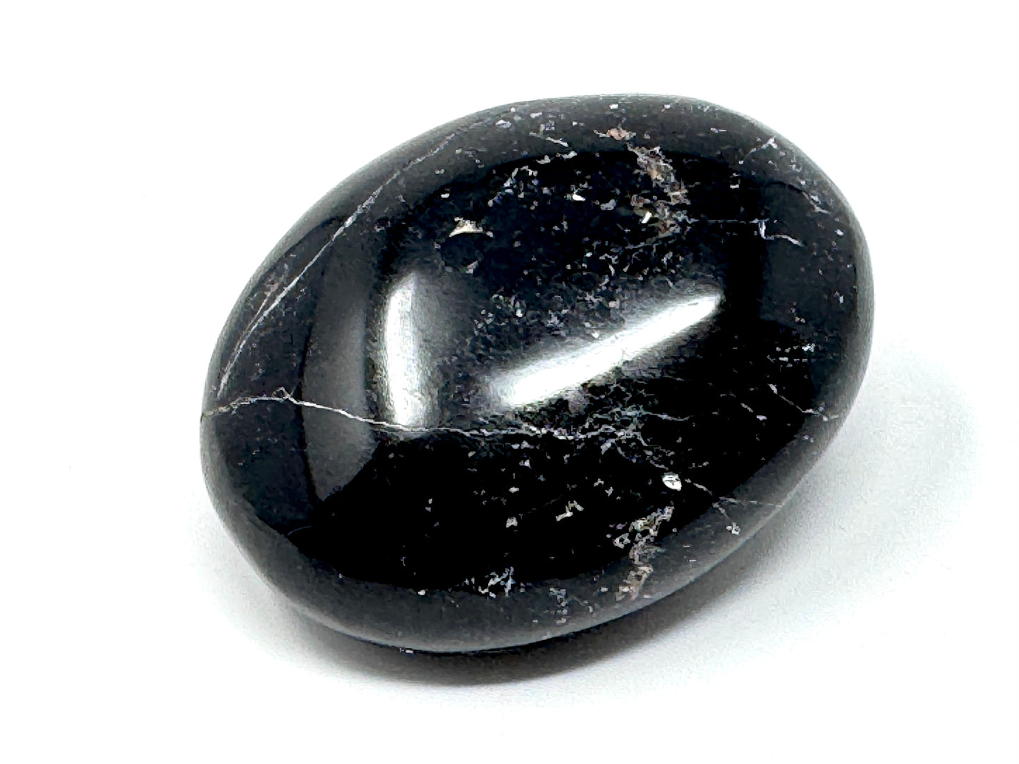 Black Tourmaline Crystal Pebble 5.5cm