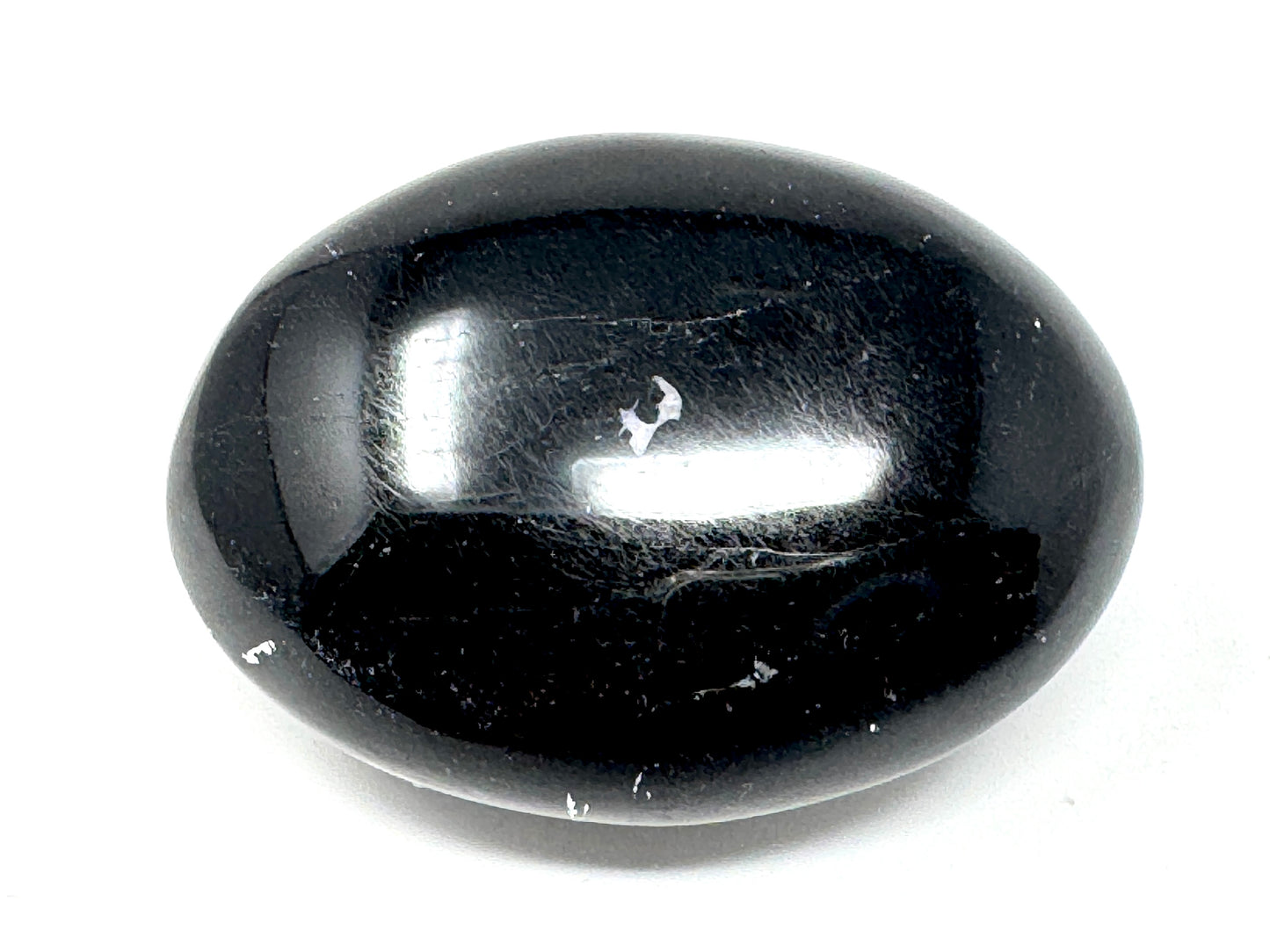 Black Tourmaline Crystal Pebble 5.4cm