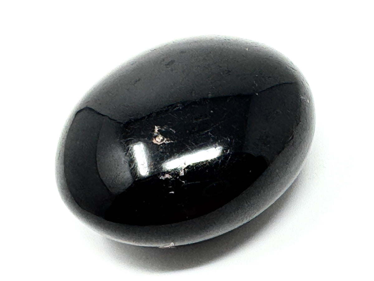 Large Black Tourmaline Crystal Pebble 5.9cm