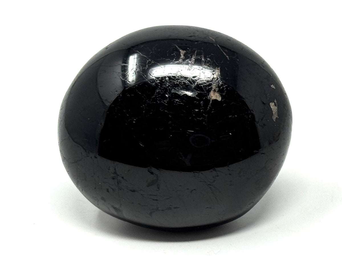 Large Black Tourmaline Crystal Pebble 5.8cm