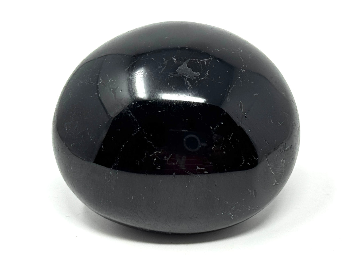 Black Tourmaline Crystal Pebble 6cm