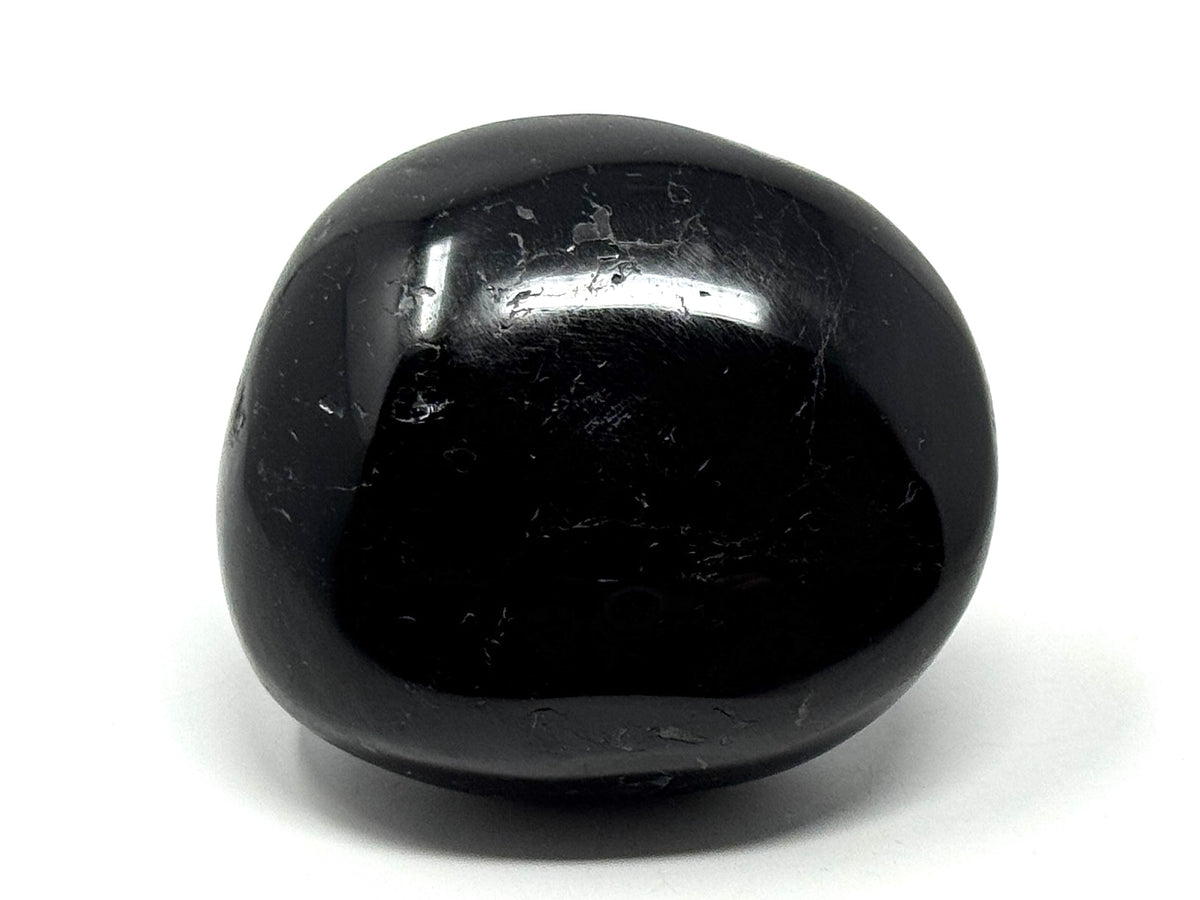 Black Tourmaline Crystal Pebble 6.2cm