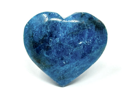 Blue Apatite Crystal Heart 5.7cm