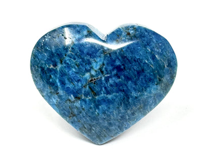 Blue Apatite Crystal Heart 6.2cm