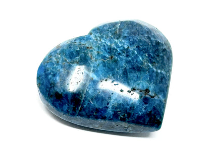 Blue Apatite Crystal Heart 6.2cm