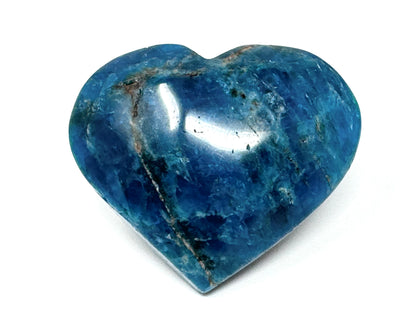 Blue Apatite Crystal Heart 5.5cm
