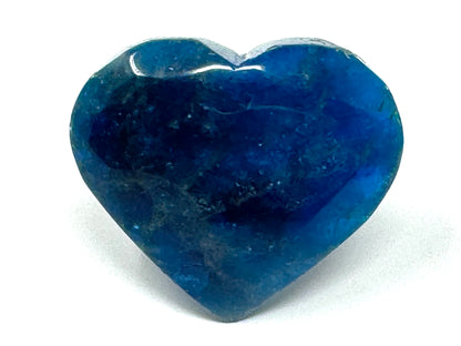Blue Apatite Crystal Heart 4.4cm