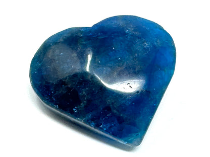 Blue Apatite Crystal Heart 4.4cm