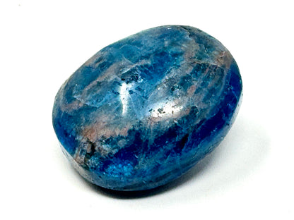 Blue Apatite Crystal Pebble 5.6cm
