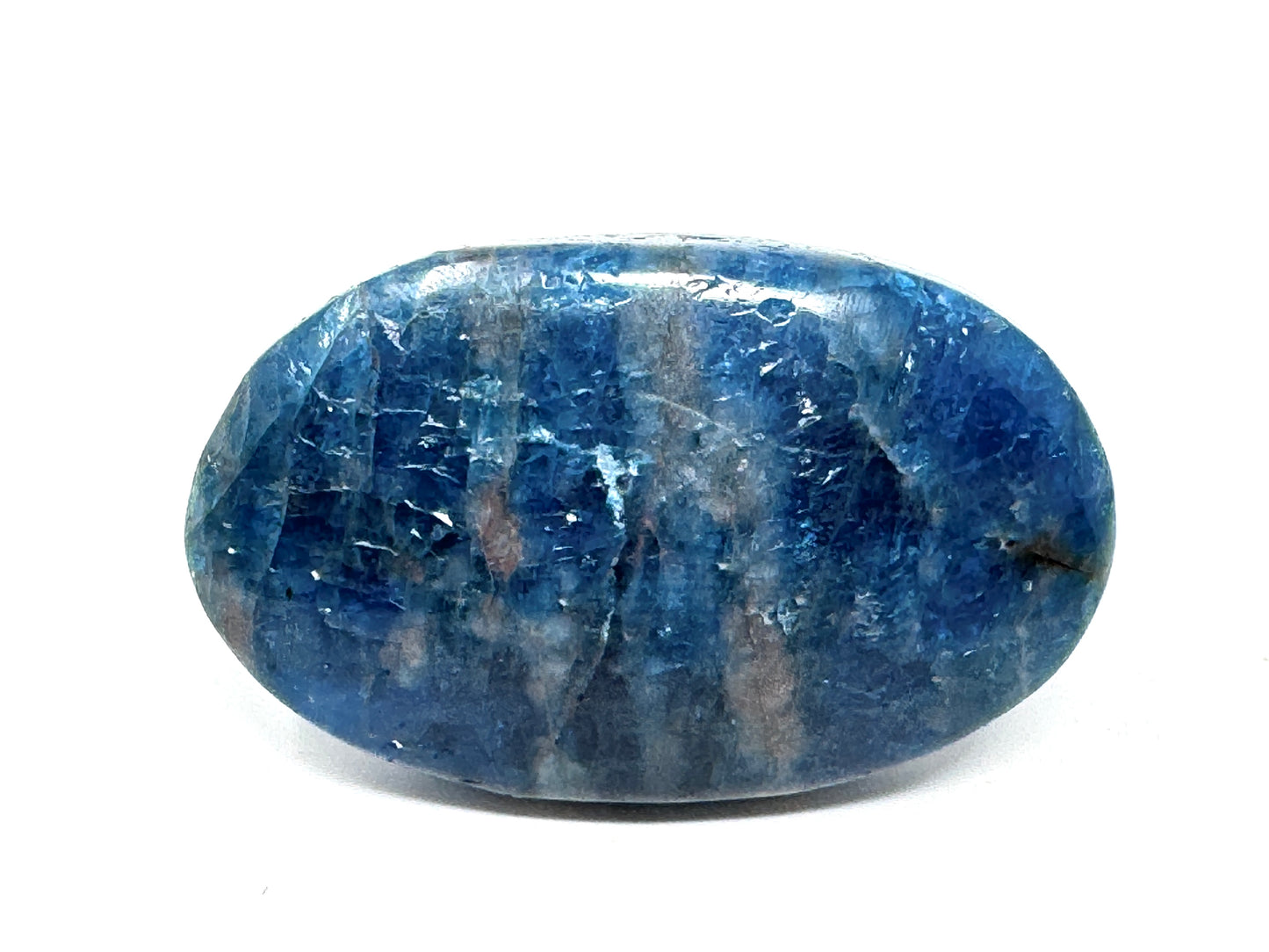 Blue Apatite Crystal Pebble 5.2cm