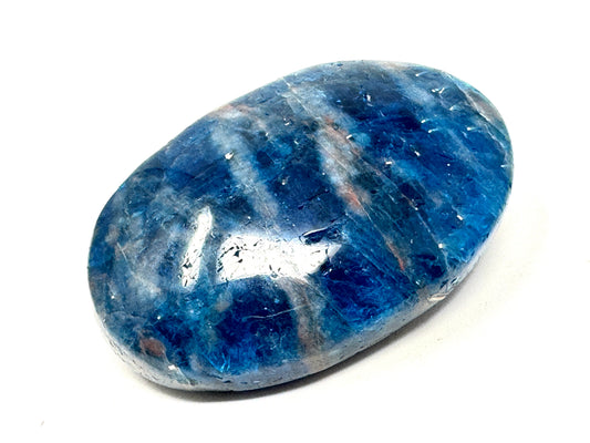 Blue Apatite Crystal Pebble 5.2cm
