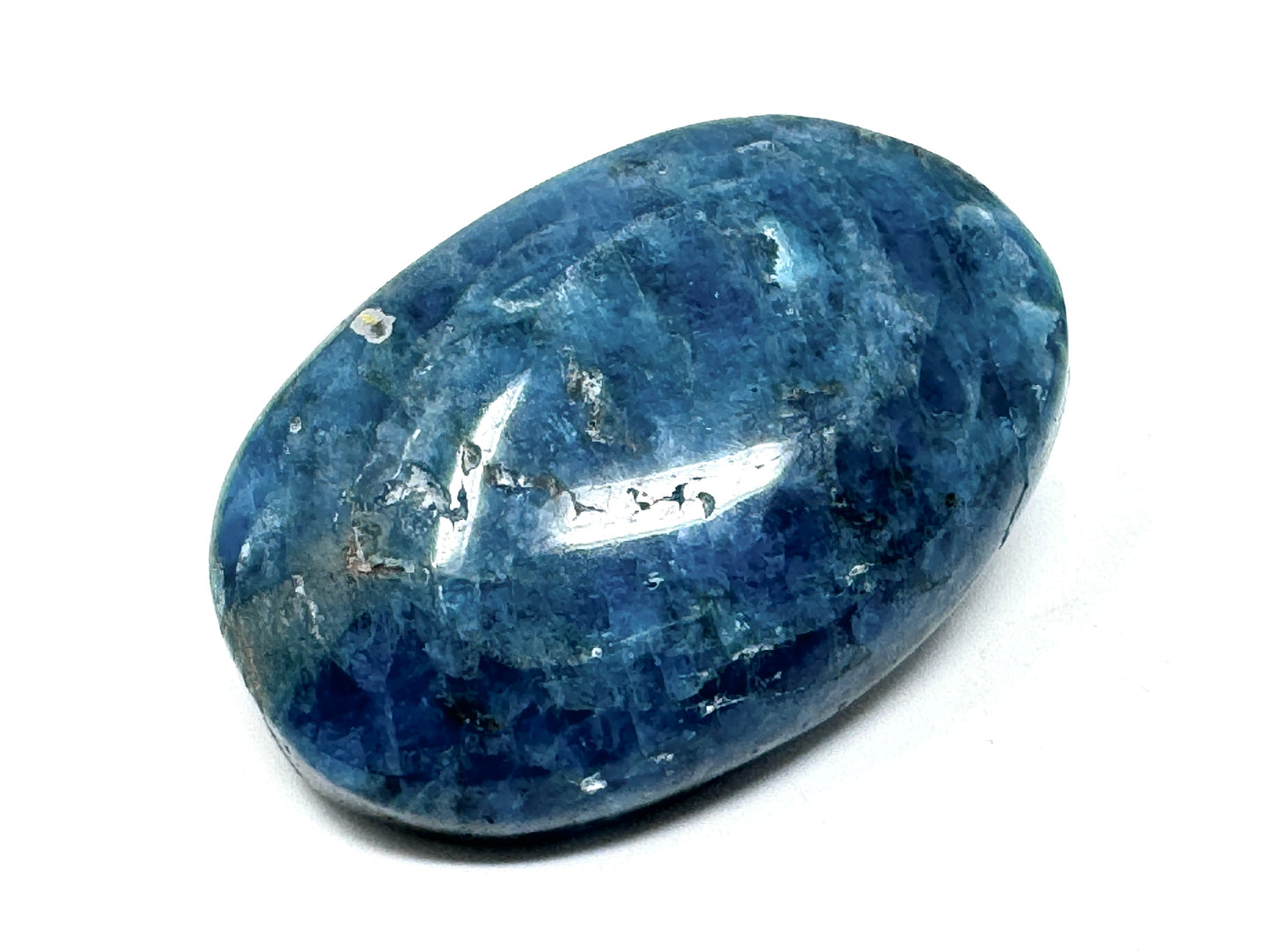 Blue Apatite Crystal Pebble 4.6cm