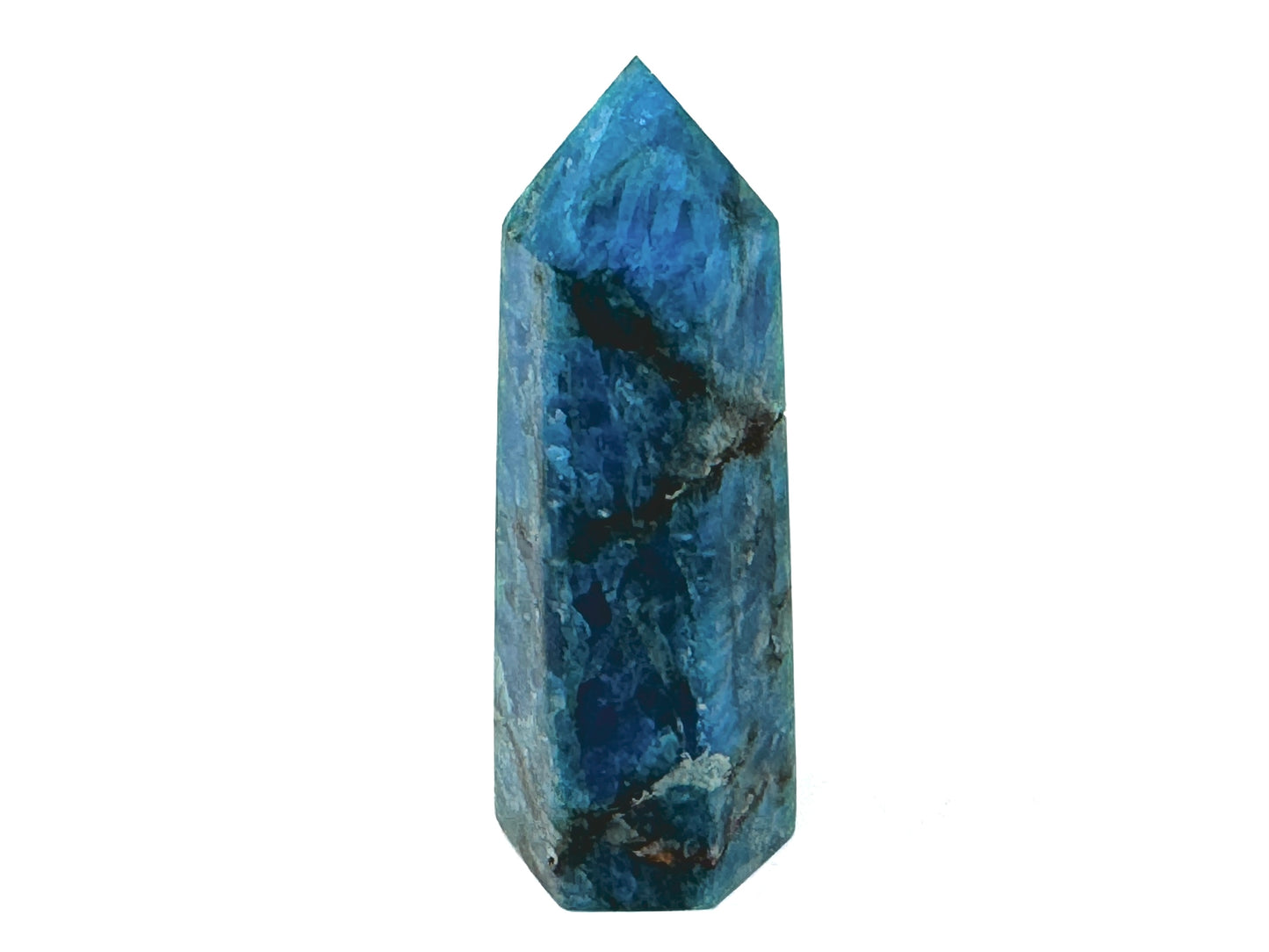 Blue Apatite Crystal Point 6.9cm