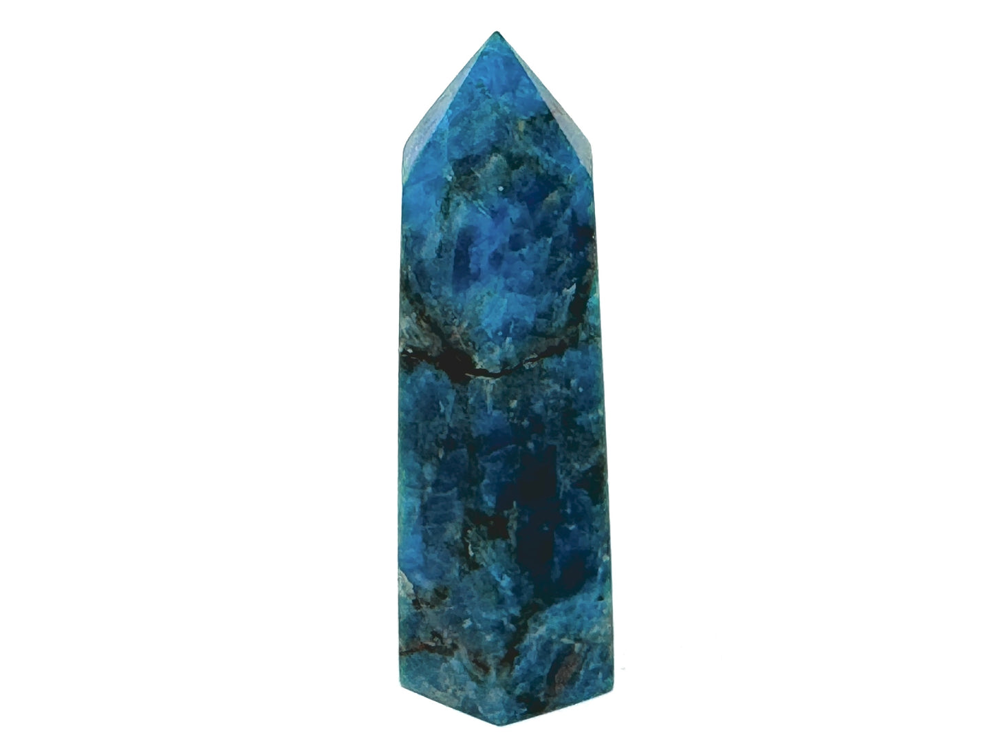 Blue Apatite Crystal Point 6.9cm