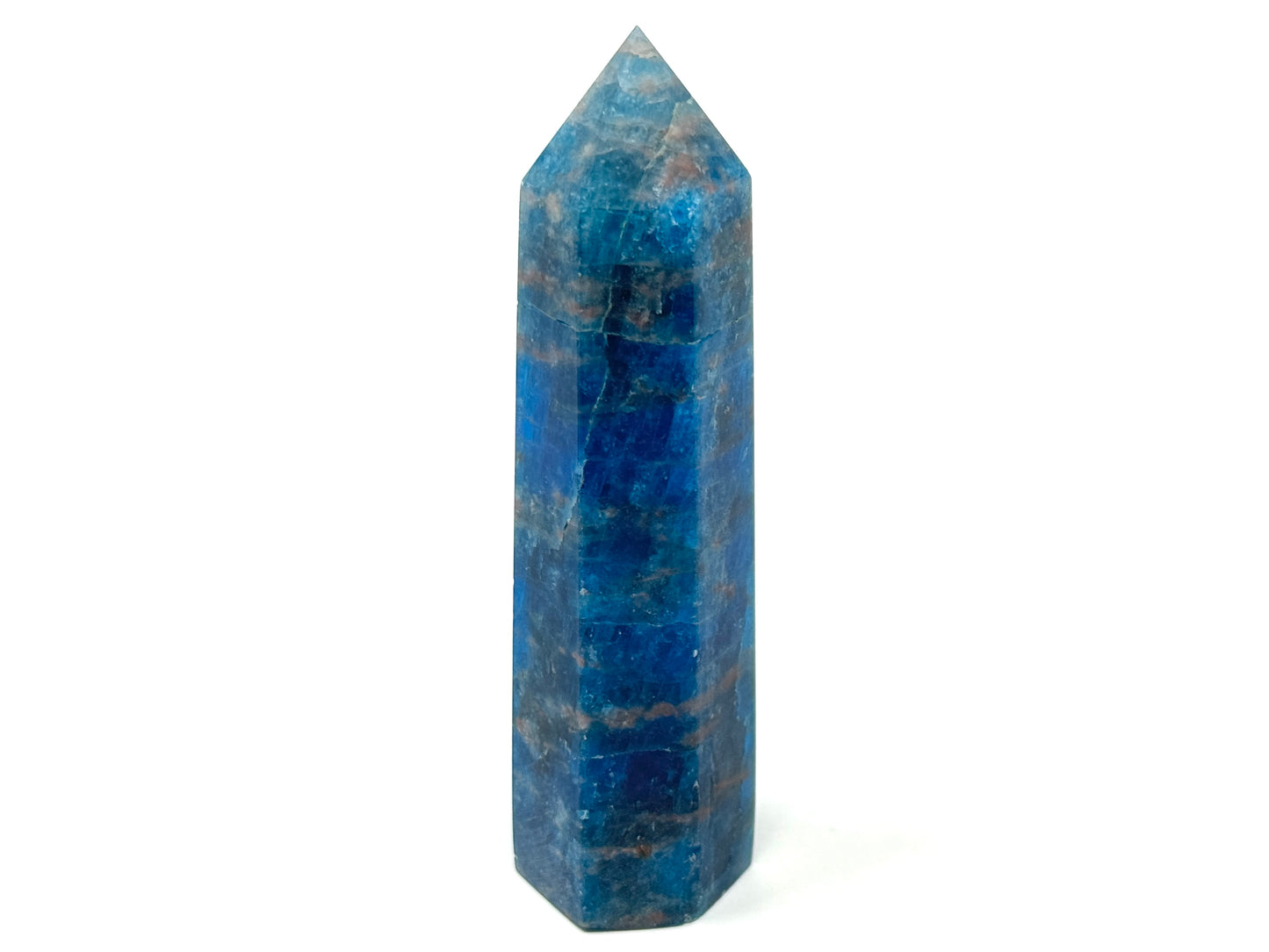 Blue Apatite Crystal Point 9.2cm