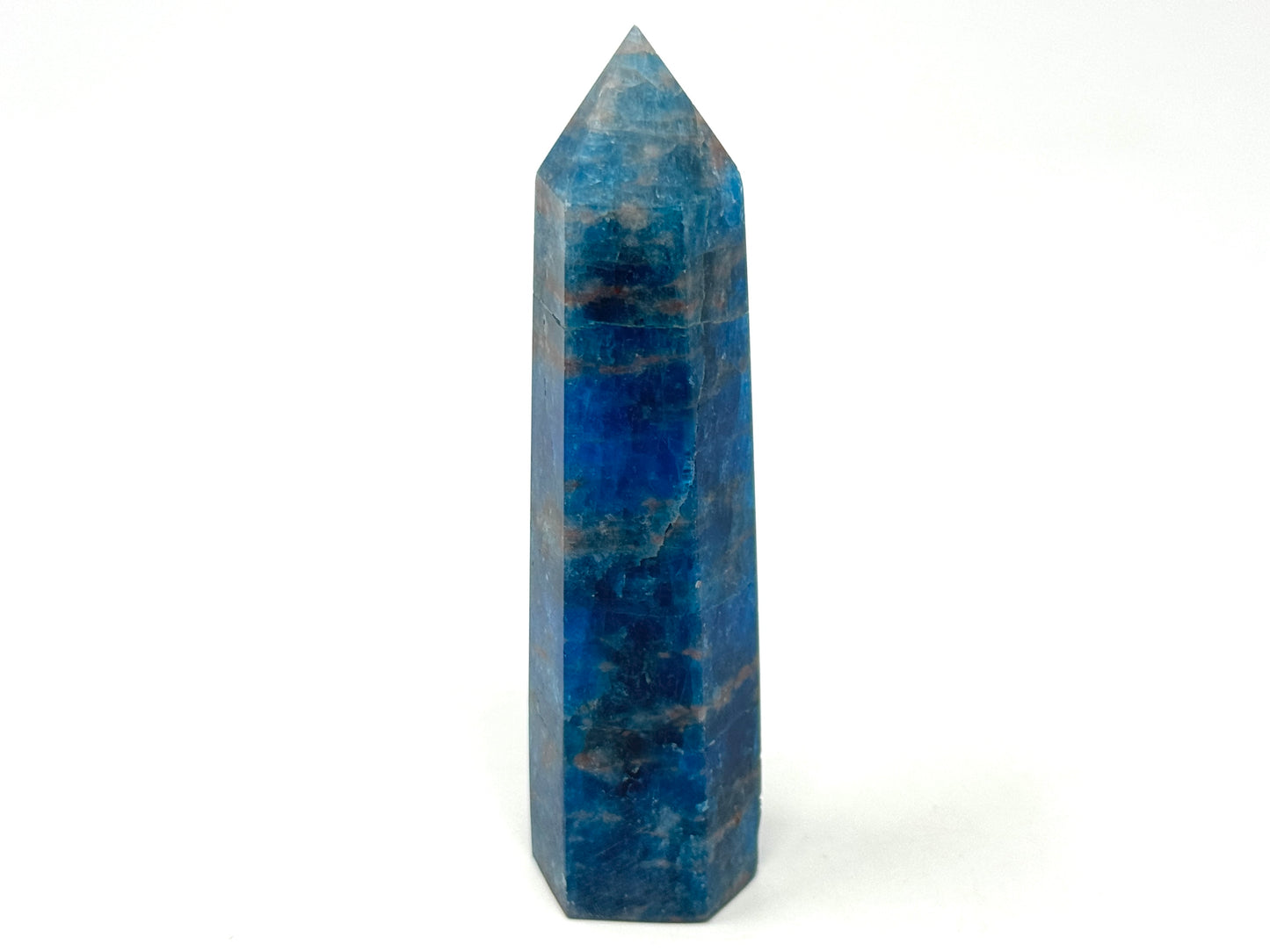 Blue Apatite Crystal Point 9.2cm