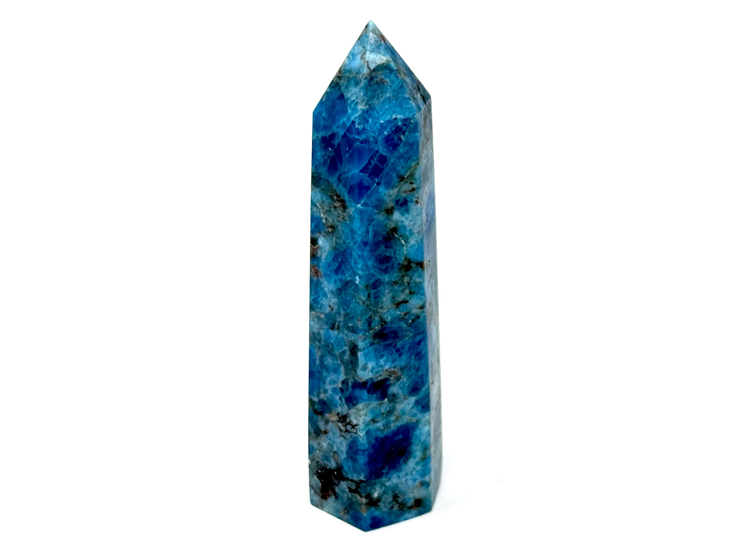 Blue Apatite Crystal Point 8.6cm